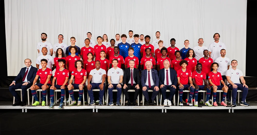 Lille LOSC U17 2025 Team Equipe Equipa Equipo