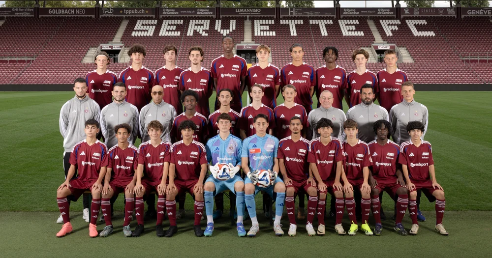 Servette FC U17 2025 Team Equipe Equipa Equipo